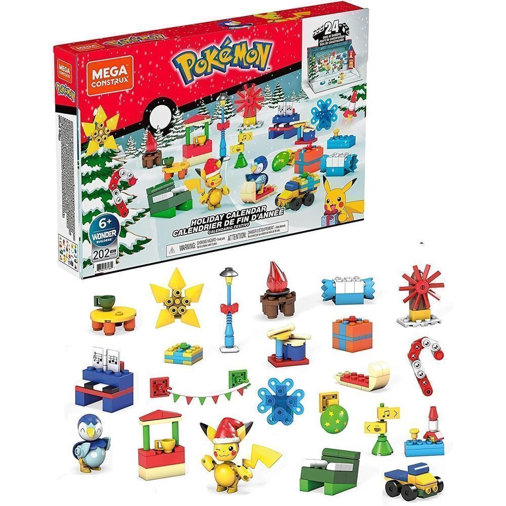 Pokemon New Mega Construx Holiday Calendar game